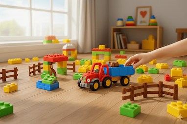 ترکیب لگو دوپلو مدل مزرعه با یادگیری STEM